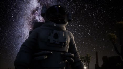 Formación-De-Astronautas-Y-Estrellas-De-La-Vía-Láctea-En-El-Valle-De-La-Muerte